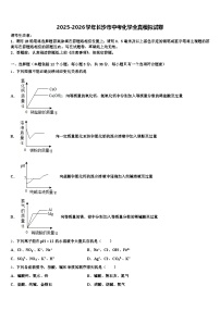 2025-2026学年长沙市中考化学全真模拟试卷（含答案解析）