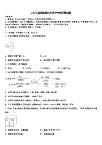 2026届湖南省长沙市中考化学押题卷（含答案解析）