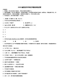 2026届茂名市中考化学模拟预测试卷（含答案解析）