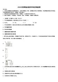 2026年甘肃省庆阳市中考化学模试卷（含答案解析）