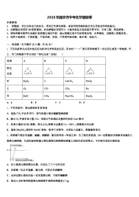 2026年南京市中考化学猜题卷（含答案解析）