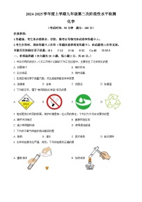 广西柳州市第十五中学九年级上学期12月考化学试卷（原卷版）-A4