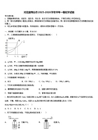 河北省邢台市2025-2026学年中考一模化学试题（含答案解析）