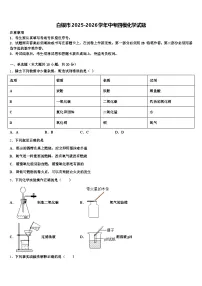 白银市2025-2026学年中考四模化学试题（含答案解析）