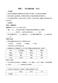 初中化学人教版九年级下册第十单元 酸和碱课题1 常见的酸和碱学案