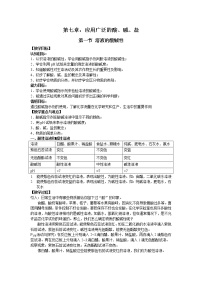 化学九年级下册第1节 溶液的酸碱性教案