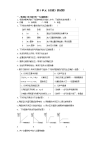 初中化学人教版九年级下册第九单元 溶液综合与测试课时训练