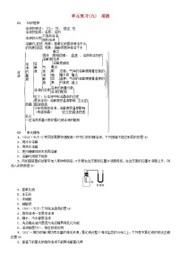 人教版九年级下册第九单元  溶液综合与测试精品同步测试题