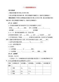 初中化学粤教版九年级下册7.3 溶液浓稀的表示导学案