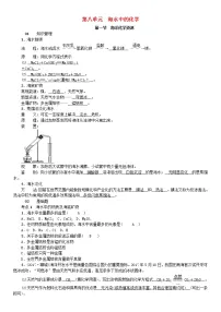 初中化学鲁教版九年级下册第一节 海洋化学资源精练