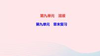 初中第九单元  溶液综合与测试复习ppt课件