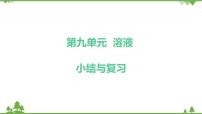 九年级下册第九单元  溶液综合与测试复习课件ppt