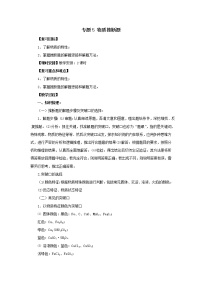 中考化学复习专题突破复习教案专题5 物质推断题