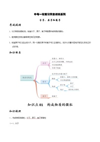 人教版化学中考一轮复习系列   分子、原子和离子学案