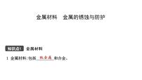 2021年春鲁教版化学中考第一轮复习课件 第9单元（2） 金属