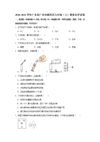 2020-2021学年广东省广州市越秀区九年级（上）期末化学试卷   解析版