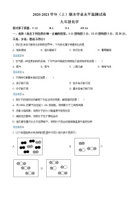 宁夏固原市原州区2020-2021学年九年级上学期期末化学试题