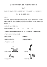 四川省内江市2020-2021学年九年级上学期期末化学试题
