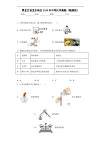 黑龙江省龙东地区2020年中考化学真题-含解析