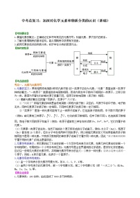 中考化学总复习：加深对化学元素和物质分类的认识（基础）学案