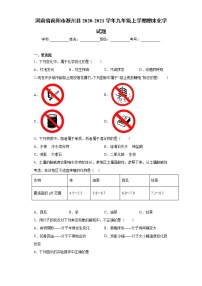 河南省南阳市淅川县2020-2021学年九年级上学期期末化学试题(word版含答案)