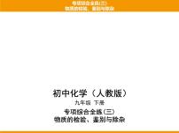 人教版初中化学专项复习  专项综合全练(三)物质的检验、鉴别与除杂 课件