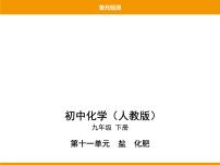 化学九年级下册第十一单元  盐  化肥综合与测试授课课件ppt