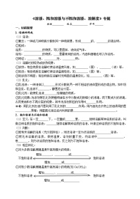 溶液、饱和溶液与不饱和溶液、溶解度 考点测试 2021年中考化学专题复习