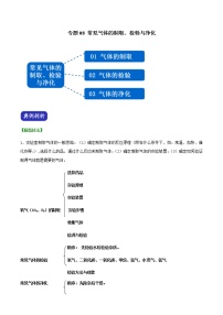 专题08 常见气体的制取、检验与净化（解析版）-决胜2021年中考化学压轴题全揭秘