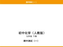 人教版初中化学九年级（下册）期中测试(一)