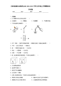 吉林省通化市梅河口市2020-2021学年九年级上学期期末化学试题（word版含答案）