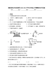 湖南省长沙市芙蓉区2020-2021学年九年级上学期期末化学试题(word版 含答案)