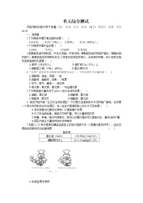 人教版九年级下册第十一单元  盐  化肥综合与测试同步训练题