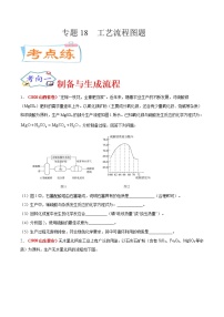 专题18  工艺流程图题（考点专练）-备战2021年中考化学考点微专题（原卷版）