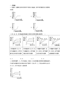 中考化学二轮复习 坐标曲线重难点易错题试卷（含答案）