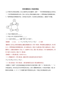 简答题集训之物质推断（解析版）