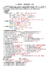 中考化学专题复习  物质推断题学案