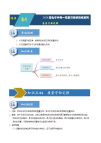 2020届化学中考一轮复习精讲精练系列  质量守恒定律