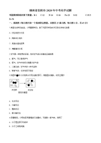 湖南省岳阳市2020年中考化学试题（原卷版+解析版）