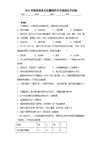 2021年陕西省西安市雁塔区中考模拟化学试题（word版 含答案）