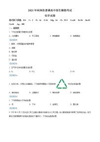 2021年河南省中考模拟化学试题