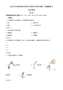 2021年天津市部分区中考一模化学试题