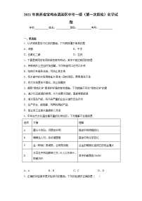 2021年陕西省宝鸡市渭滨区中考一模（第一次质检）化学试题（word版 含答案）