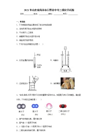 2021年山东省菏泽市巨野县中考二模化学试题（word版含答案）
