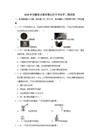 2020年安徽省合肥市蜀山区中考化学二模试卷