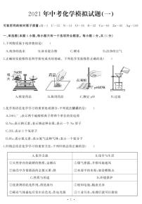 湖北省武汉市江岸区2021年中考模拟化学试题