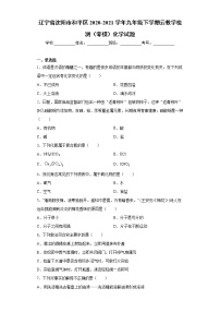 辽宁省沈阳市和平区2020-2021学年九年级下学期云教学检测（零模）化学试题(word版含答案）