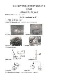 山东省济南市莱芜区（五四制）2020-2021学年八年级下学期期中化学试题(无答案)