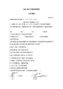 2021年陕西省中考精准预测卷化学试题（解析版）.docx