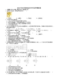 2021年江苏省南京市中考化学模拟卷